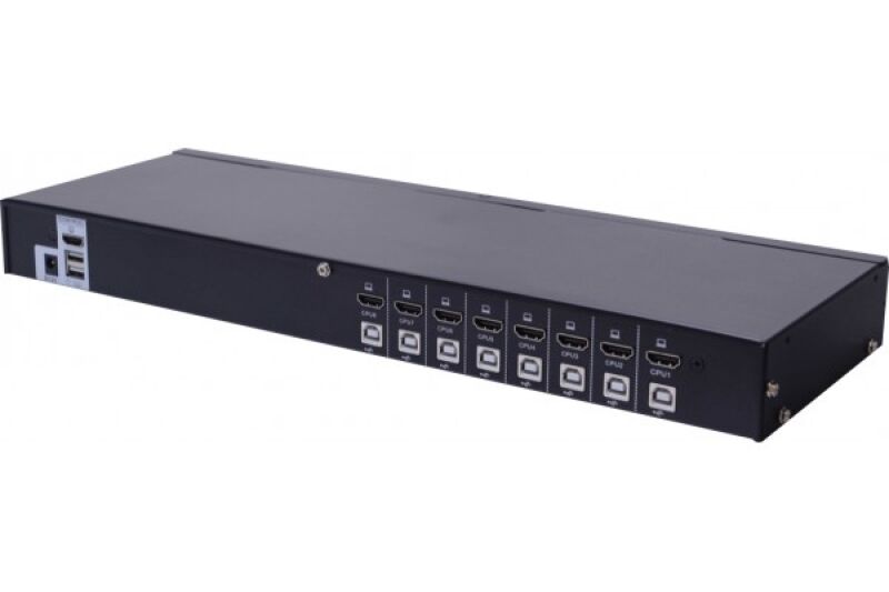KVM SWITCH 8 PORTS HDMI 4K/ USB 2.0 -AVEC CÂBLES 066508