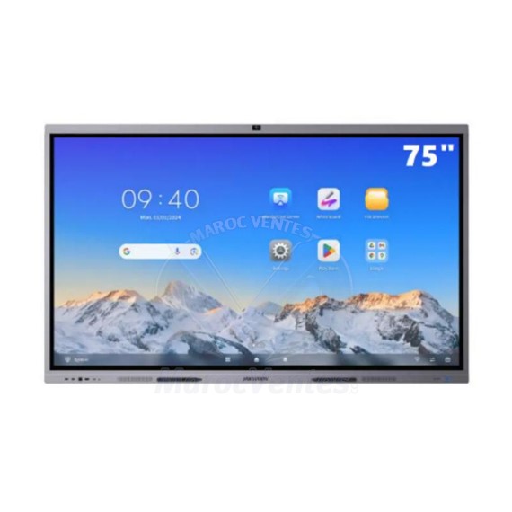 Ecran interactif 65" AVEC CAMERA INTEGREE DS-D5C65RB/B2L