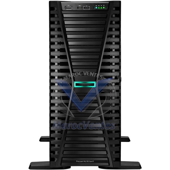 Serveur ProLian ML110G11 8SFF 3408U 32G SATA-VROC-S-RAID 2p-1GbE-BCM5720 1000w-Ti 36M P55639-421