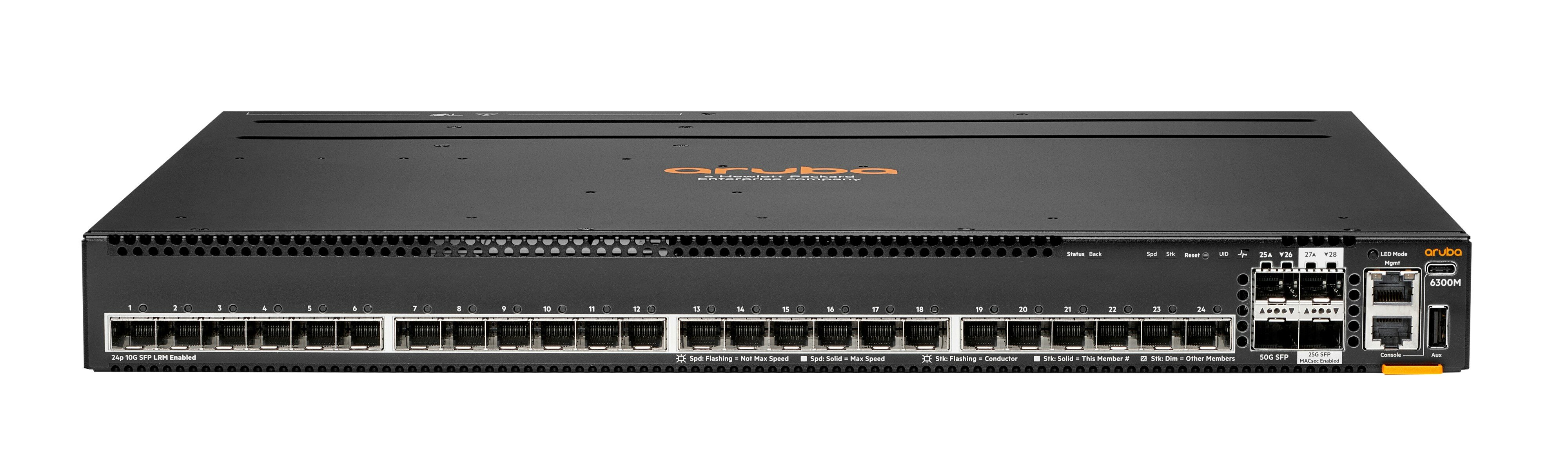Aruba 6300M 24p SFP+ LRM 2p50G 2p25G Switch R8S92A
