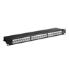 PANNEAU BRASSAGE CAT6 24 MOD.CAT5-B HAUT-1U INGELEC PR04