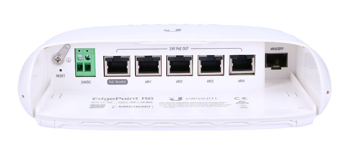 EP-R6 EDGEMAX EDGEPOINT ROUTER 5XGIGABIT POE PORTS, 1XSFP PORT LAYER3