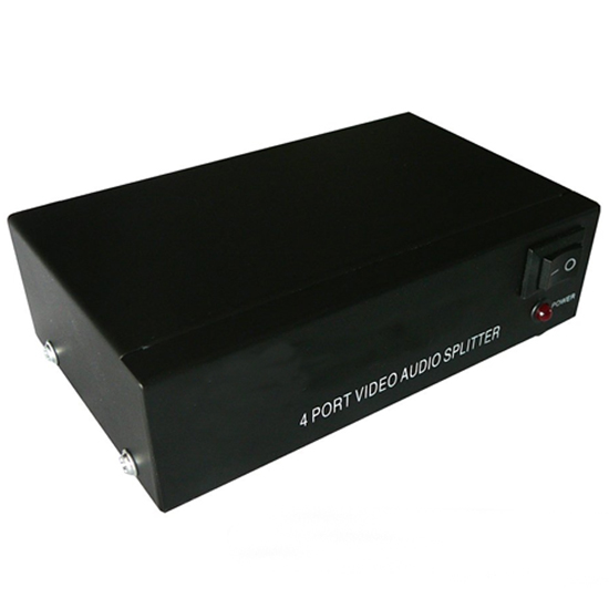 Splitter 1 Entrée AUDIO/VIDEO vers 4 Sorties AUDIO/VIDEO MA-101