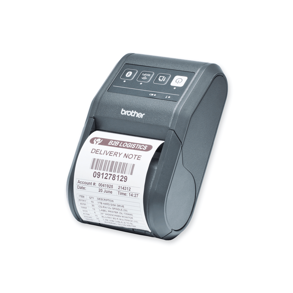 Imprimante mobile 3" pour étiquettes et tickets + Bluetooth + USB + WiFi RJ-3050