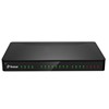 Standard téléphonique hybrid flexible et modulaire avec compatibilité analogique gsm et VoIP Équipé de 2 extensible à 4 RTC et 8 Analogique et 8 SIP Numérique