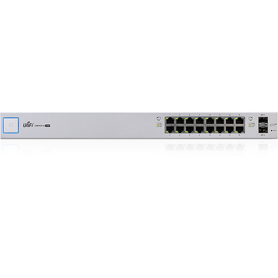 UNIFI Switch 16 Ports 150W 10/100/1000 Mbps PoE+ et 2 Ports SFP